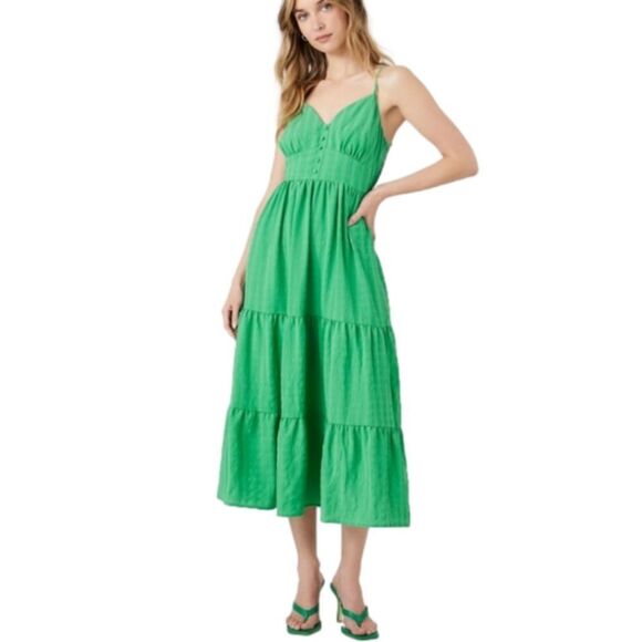 Universal Thread Dresses & Skirts - UNIVERSAL THREAD Sleeveless Emotion Green Long Dress Strappy Size XL